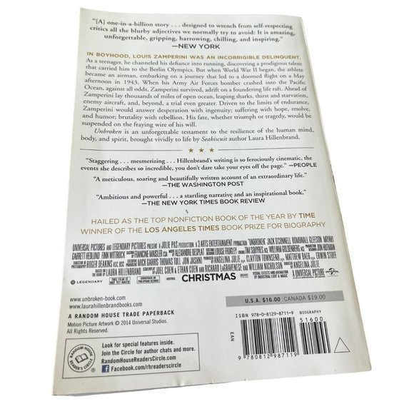 Unbroken by Laura Hillenbrand, Paperback, ISBN:978-0-8129-8711-9 - Picture 2 of 6
